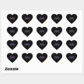 Wees aardig het is gratis Love Heart Stickers | Vr (Vel)