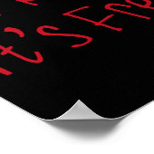 Wees aardig, het is gratis Sticker Poster (Hoek)