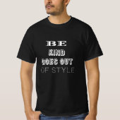 Wees aardig — het is nooit uit de mode | Minimalis T-shirt (Voorkant)