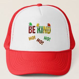 WEES AARDIG HOE GRAPPIG KERST PLAID QUOTE TRUCKER PET