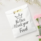 Wees aardig, ik kook je eten bedankzakje (Gezegeld)