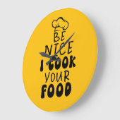 Wees aardig, ik kook je eten grote klok (Hoek)