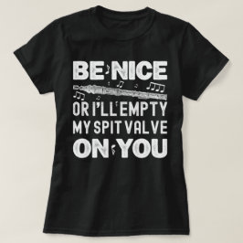 Wees Aardig, Ik Maak Mijn Speekselventiel Leeg Flu T-shirt