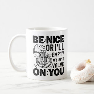 Wees aardig, ik zal mijn spuugkraan cirkelvormig l koffiemok