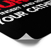 Wees aardig in een verpleegster die we invoegen en poster (Hoek)