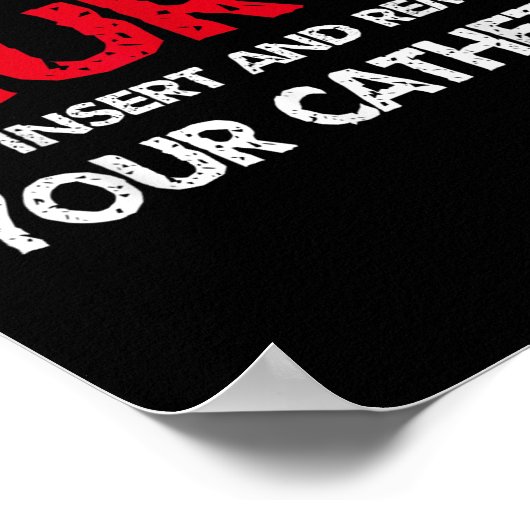 Wees aardig in een verpleegster die we invoegen en poster (Hoek)