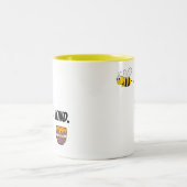 Wees aardig | Inspirerend tekst mooi Tweekleurige Koffiemok (Center)