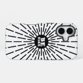 Wees aardig iPhone 16 hoesje (Achterkant horizontaal)