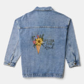 Wees aardig jas denim jacket (Achterkant)