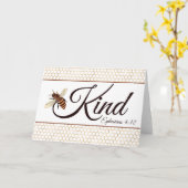 Wees aardig kaart (Gele Bloem)