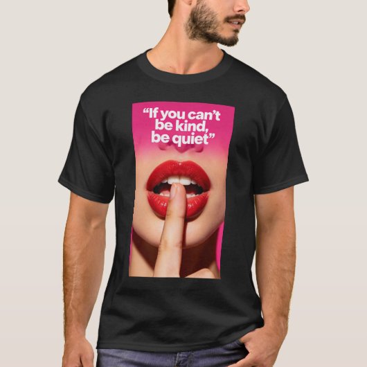 Wees aardig kaart t-shirt (Voorkant)