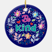 Wees aardig keramisch ornament (Achterkant)