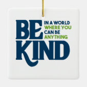 Wees aardig keramisch ornament (Achterkant)