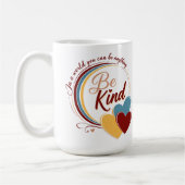 Wees aardig koffiemok (Links)