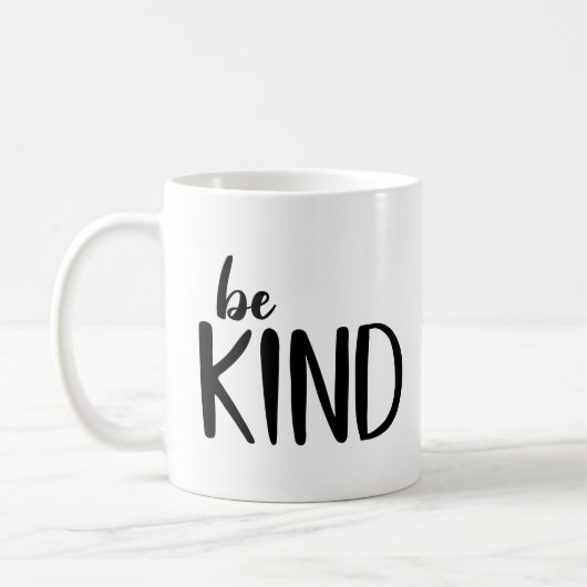 Wees aardig koffiemok (Links)