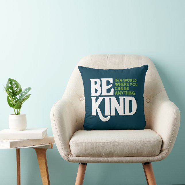 Wees aardig kussen (Stoel)