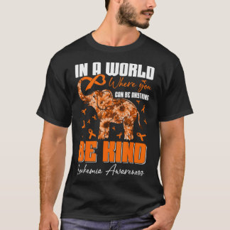 Wees aardig Leukemiebewustzijnsdag Warrior Zonnebl T-shirt