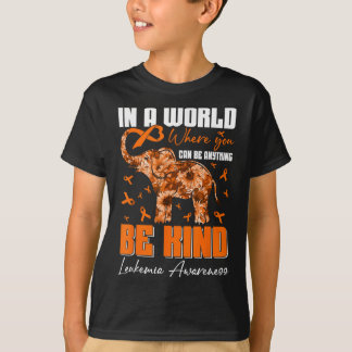 Wees aardig Leukemiebewustzijnsdag Warrior Zonnebl T-shirt
