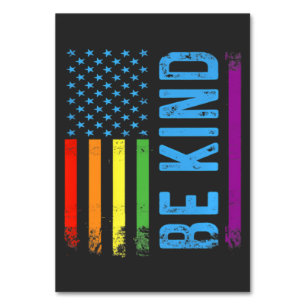 Wees Aardig Lgbt Lgbtq Gay Pride Regenboog Kaart