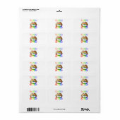Wees aardig LGBT Pride Regenboog Gelijkheid Bewust Etiket (Full Sheet)