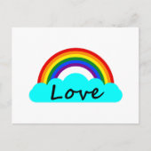 Wees aardig - LGBT-regenboog Briefkaart (Voorkant)