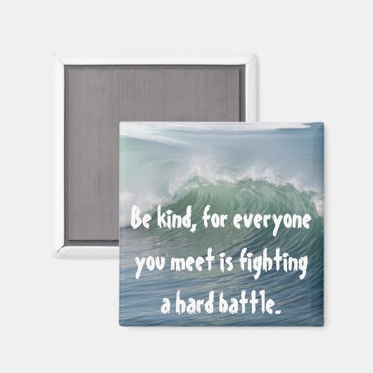 Wees aardig magneet (Voorkant / Achterkant)