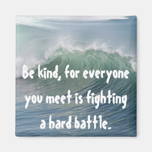 Wees aardig magneet (Voorkant)