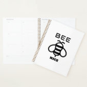 Wees aardig met minimaal ontwerp planner (Display)