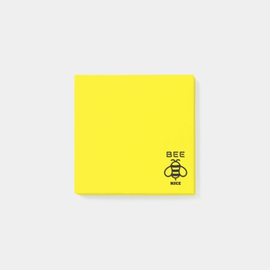 Wees aardig met minimaal ontwerp post-it® notes (Voorkant)