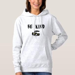 Wees aardig – Minimalistisch positief boodschap sw Hoodie