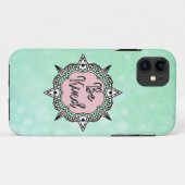 Wees aardig | Munt groen en roze Case-Mate iPhone Case (Achterkant (horizontaal))