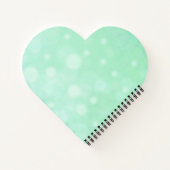 Wees aardig | Munt groen en roze Notitieboek (Achterkant)