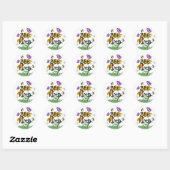 Wees Aardig Natuur Ronde Sticker (Vel)