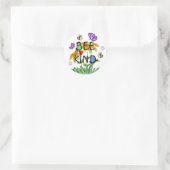 Wees Aardig Natuur Ronde Sticker (Tas)