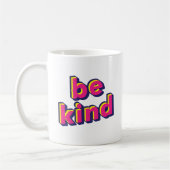 Wees aardig Neon Koffiemok (Links)