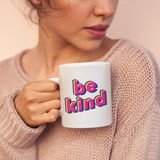 Wees aardig Neon Koffiemok
