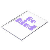 Wees aardig notitieboek (Linkerzijde)
