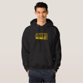 Wees aardig of ga naar school hoodie (Voorkant volledig)