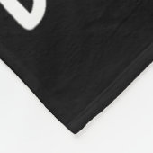 Wees aardig of wees stil fleece deken (Hoek)