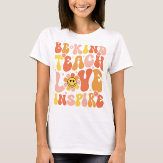 Wees aardig om liefde te leren inspireren t-shirt