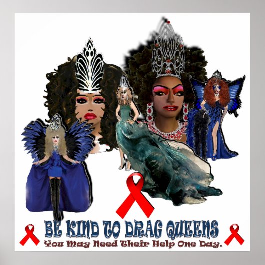 Wees aardig om Queens Poster te slepen (Voorkant)