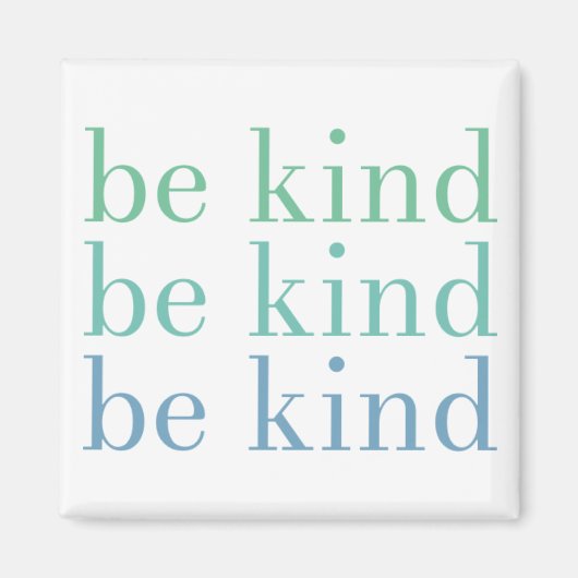 Wees aardig om te weten magneet (Voorkant)