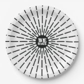 Wees aardig papieren bordje (Voorkant)