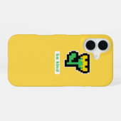 Wees aardig pixel  iPhone 16 hoesje (Achterkant horizontaal)