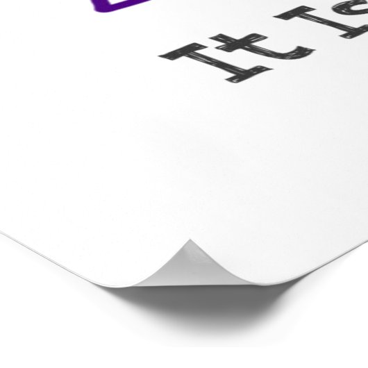 Wees aardig poster (Hoek)