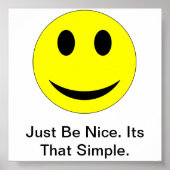 Wees aardig poster (Voorkant)