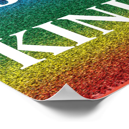 Wees aardig poster (Hoek)