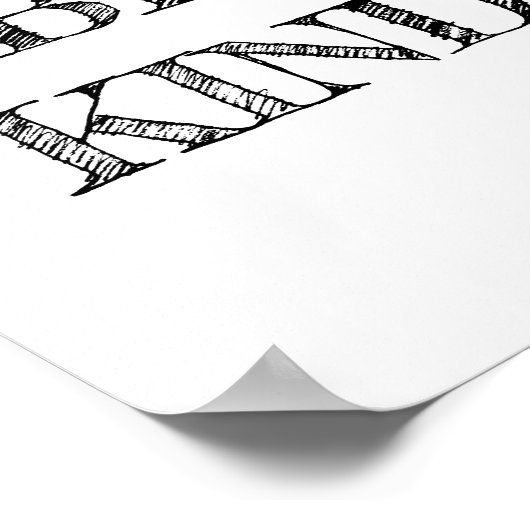 Wees aardig poster (Hoek)