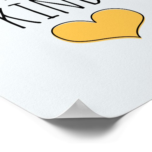 Wees aardig poster (Hoek)