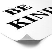 Wees aardig Poster (Hoek)